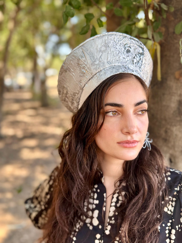 כובע שיק אלגנט כסוף (7900035252400)