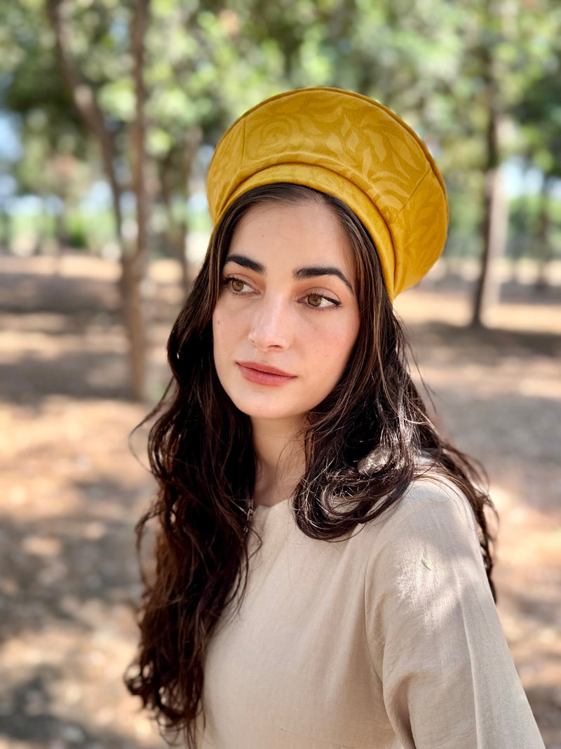⁨⁨⁨⁨ כובע שיק קומפורט חרדל ⁩⁩⁩⁩ (7900028076208)