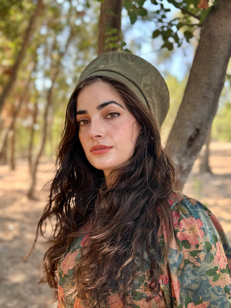 ⁨⁨⁨⁨ כובע שיק קומפורט זית ⁩⁩⁩⁩ (7900027846832)