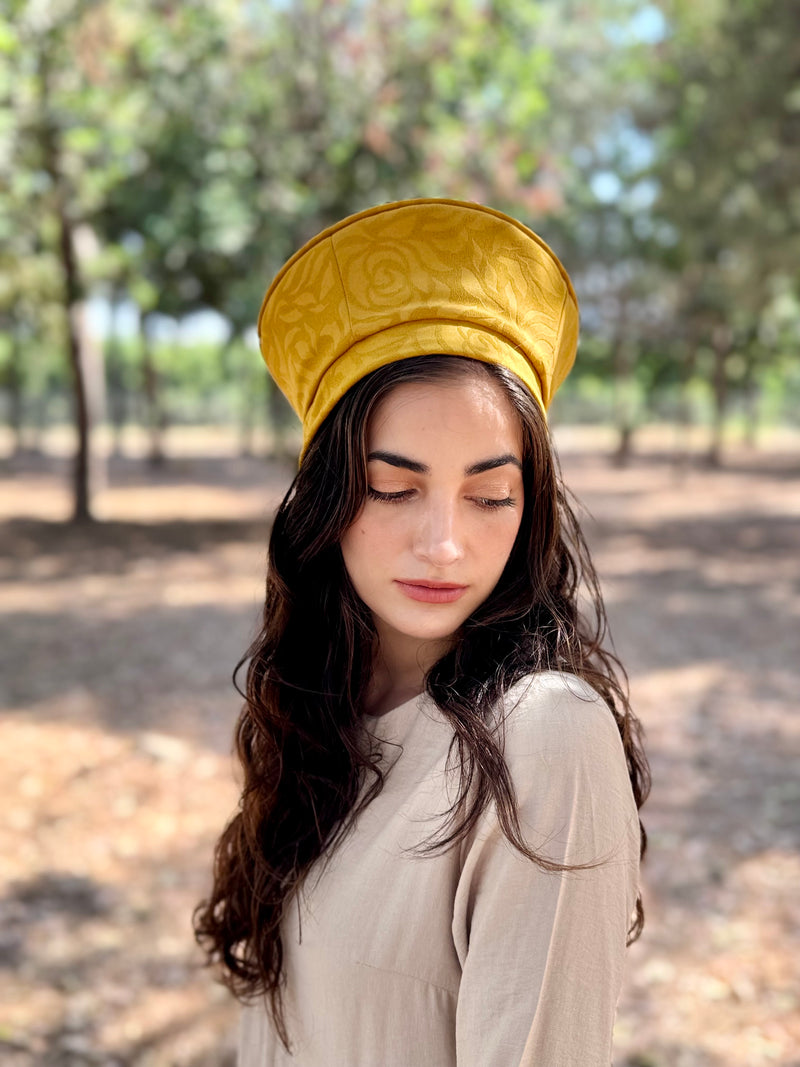 ⁨⁨⁨⁨ כובע שיק קומפורט חרדל ⁩⁩⁩⁩ (7900028076208)