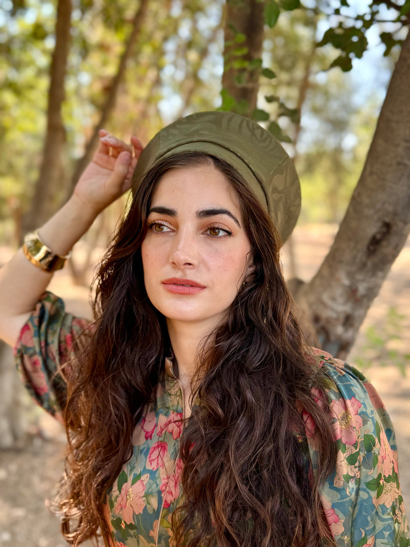 ⁨⁨⁨⁨ כובע שיק קומפורט זית ⁩⁩⁩⁩ (7900027846832)